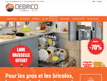 Tablet Screenshot of debrico.com